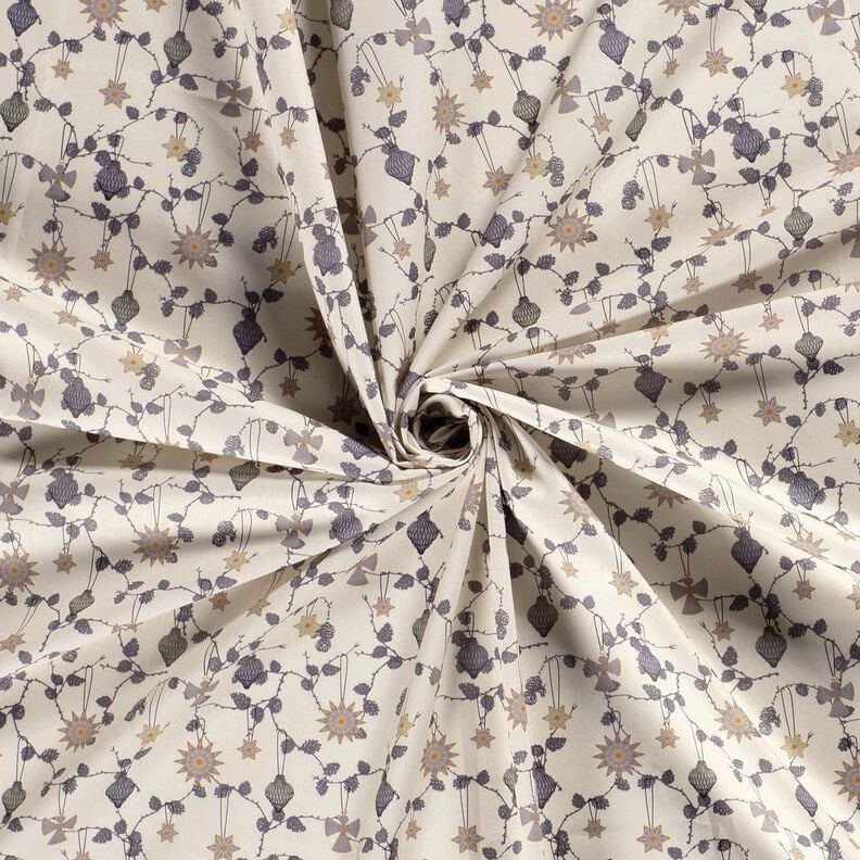 Cotton Poplin Scandi tree decorations – light beige, image number 3