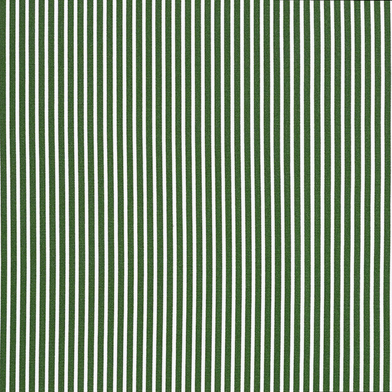 Cotton Poplin Stripes – dark green/white,  image number 1