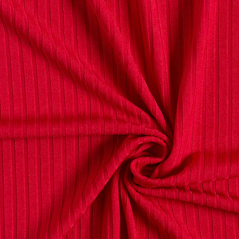 Plain ribbed knit – red,  image number 3