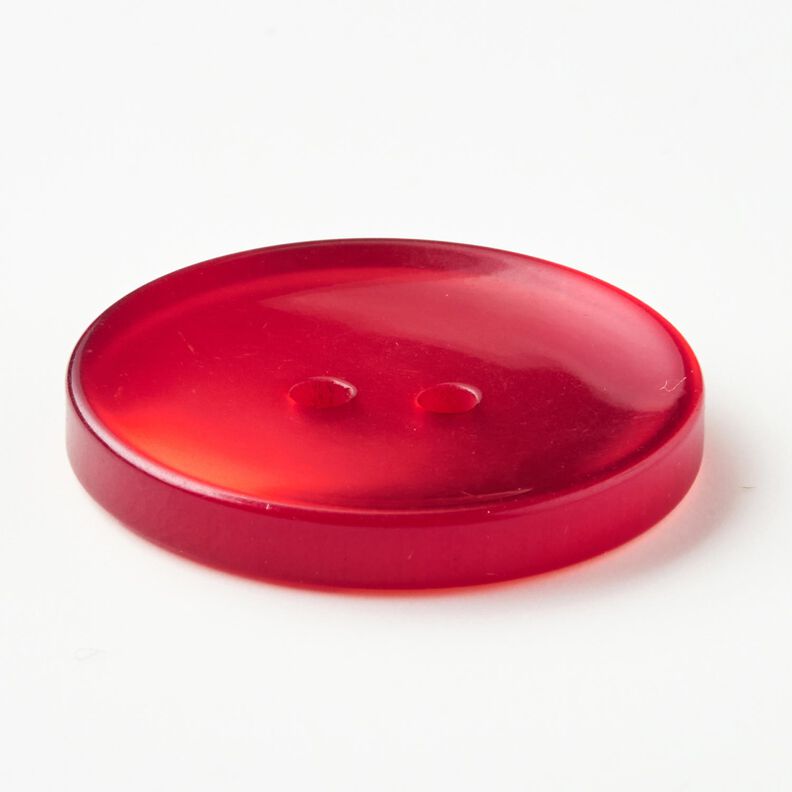 2-hole button shiny [Ø 25 mm] – chili,  image number 2