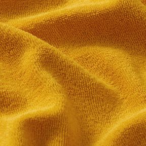 Towelling Fabric Stretch Plain – curry yellow, 