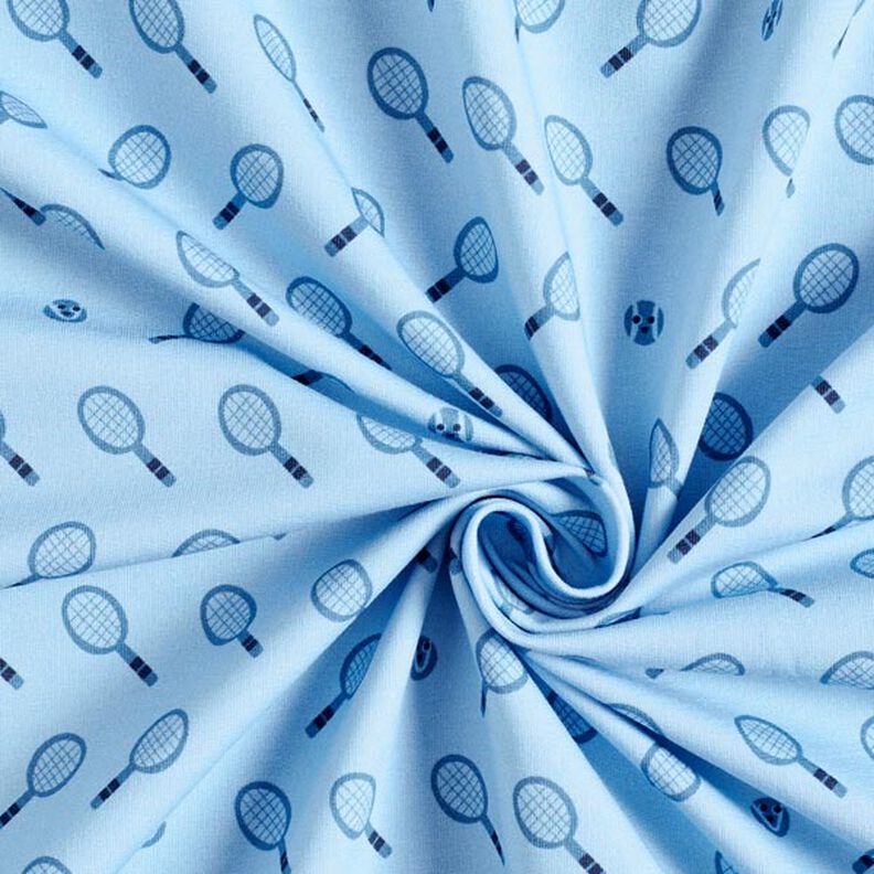 French Terry retro tennis | PETIT CITRON – light blue,  image number 6