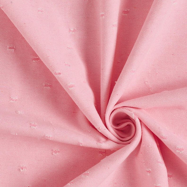 Denim cotton mix distressed look – pink,  image number 1