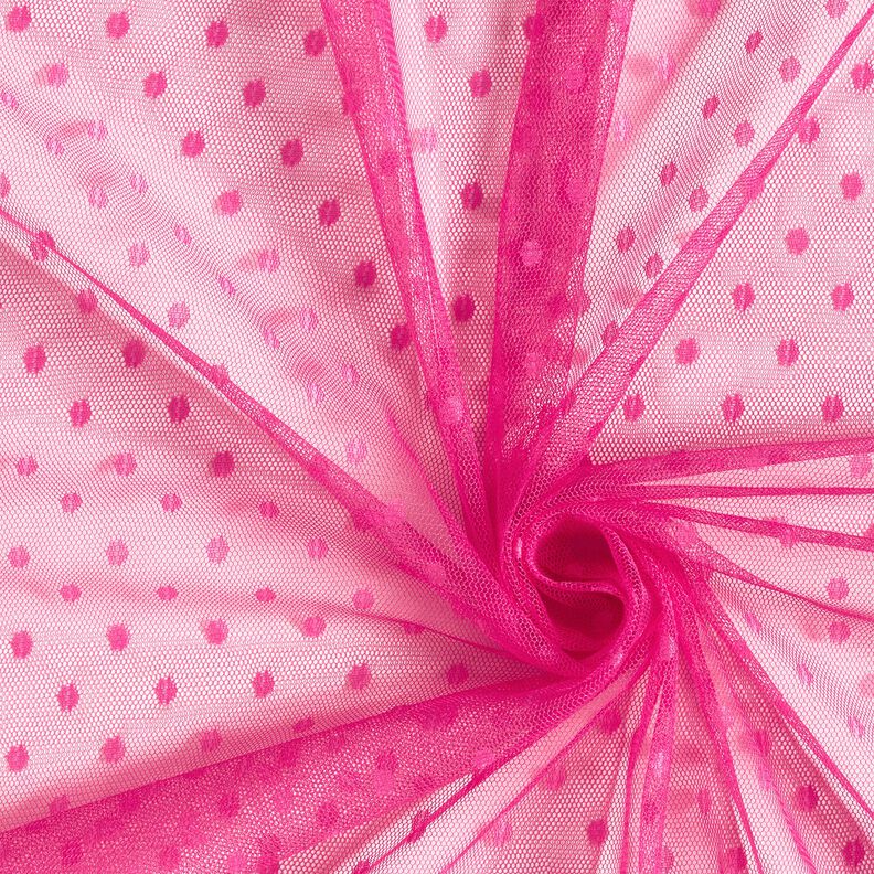 Dots soft mesh – intense pink,  image number 4