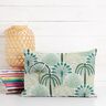 Decor Fabric Cotton Twill abstract palm fans – sage/ivory,  thumbnail number 8