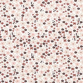 Cotton Jersey Cute Little Flowers – offwhite, 