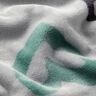 Cosy Fleece big hearts – silver grey/dark green,  thumbnail number 3
