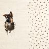 French Terry German Shepherd Panel | Glitzerpüppi – light beige,  thumbnail number 1