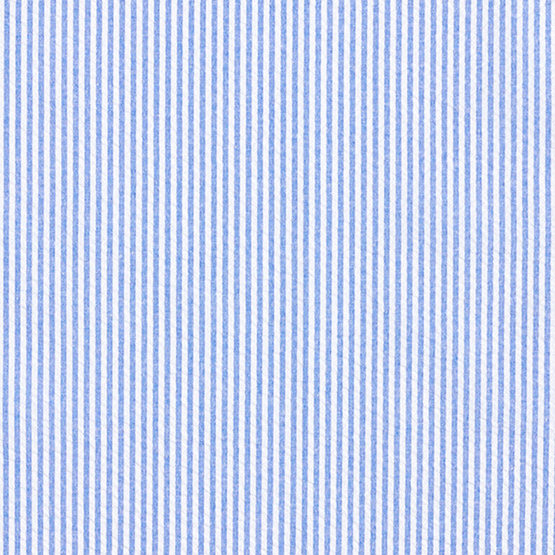 Seersucker Stripes Cotton Blend – royal blue/offwhite,  image number 1
