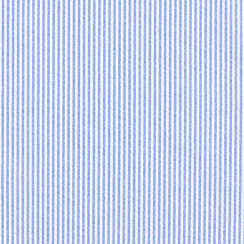 Seersucker Stripes Cotton Blend – royal blue/offwhite,  image number 1