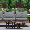 Outdoor Fabric Canvas Plain – elephant grey,  thumbnail number 5