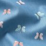 GOTS Cotton Poplin butterflies – brilliant blue,  thumbnail number 2