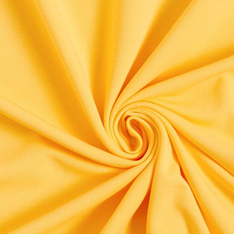 Light Cotton Sweatshirt Fabric Plain – sunglow,  image number 1