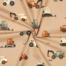 Cotton Poplin Excavators and tractors | Poppy Fabrics – beige,  thumbnail number 3