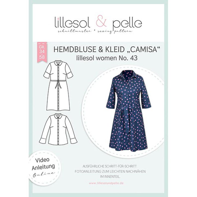Shirt and dress Camisa | Lillesol & Pelle No. 43 | 34-58,  image number 1