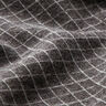 Jacquard knit brushed grid check – dark grey,  thumbnail number 3