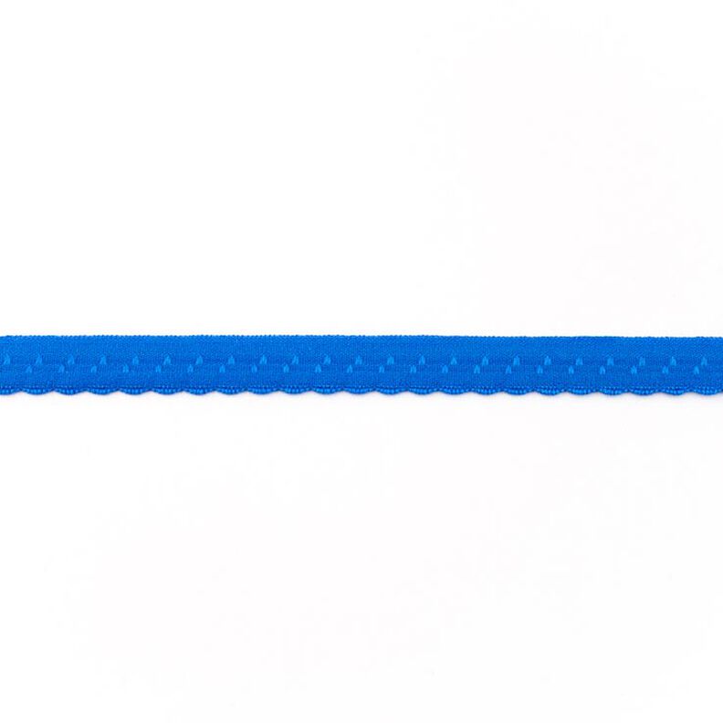 Elasticated Edging Lace [12 mm] – royal blue,  image number 1