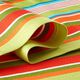 Outdoor Deckchair fabric Longitudinal stripes, 44 cm – green/red,  thumbnail number 2