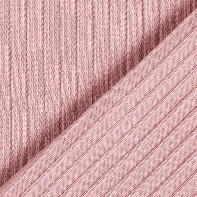 Plain ribbed jersey – dusky pink,  image number 5