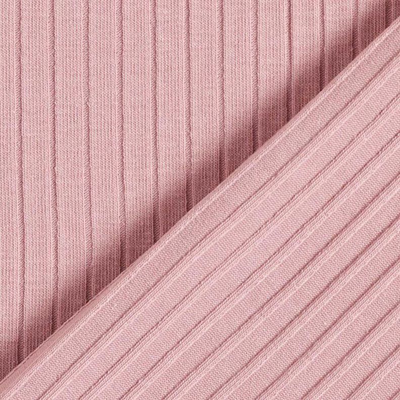 Plain ribbed jersey – dusky pink, image number 5