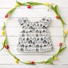Cotton Poplin squiggly rainbows – white,  thumbnail number 6
