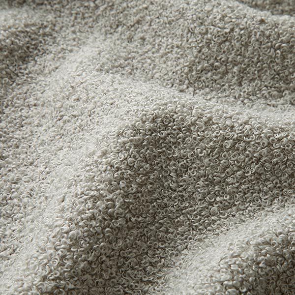Upholstery Fabric Bouclé – light grey,  image number 2
