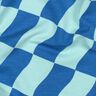 Softsweat wavy check| Poppy Fabrics – royal blue/ice blue,  thumbnail number 2
