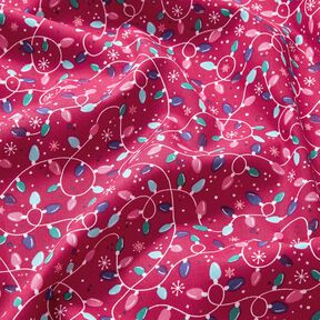 Cotton Poplin string of lights – purple/light blue, 