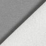 Brushed Sweatshirt Fabric plain Lurex – dark grey/silver,  thumbnail number 4