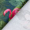 Decor Fabric Half Panama tropical birds – dark green/red,  thumbnail number 4