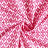 <h2>Cotton Voile with Abstract Diamonds, White/Pink &ndash; Lightweight & Printed</h2>,  thumbnail number 3