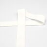 Elastic edging tape (folding elastic) matt [20 mm] – white,  thumbnail number 1