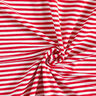 Cotton Jersey Narrow Stripes – red/white,  thumbnail number 1
