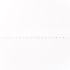Elasticated Edging Lace [12 mm] – white, 