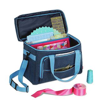 Sewing machine bag | PRYM - denim/turquoise, 