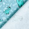 Cotton Jersey dinosaurs and fossils | Glitzerpüppi – light blue/peppermint,  thumbnail number 4