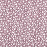 Cotton Jersey bi-colour flowers – dark dusky pink,  thumbnail number 1