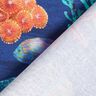 Decor Fabric Half Panama colorful underwater world – navy blue/turquoise,  thumbnail number 4