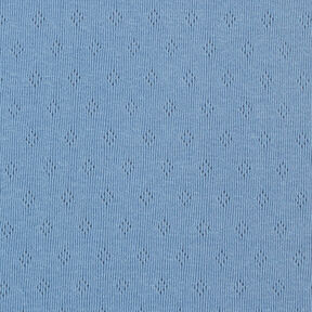 Fine Jersey Knit with Openwork – blue, 