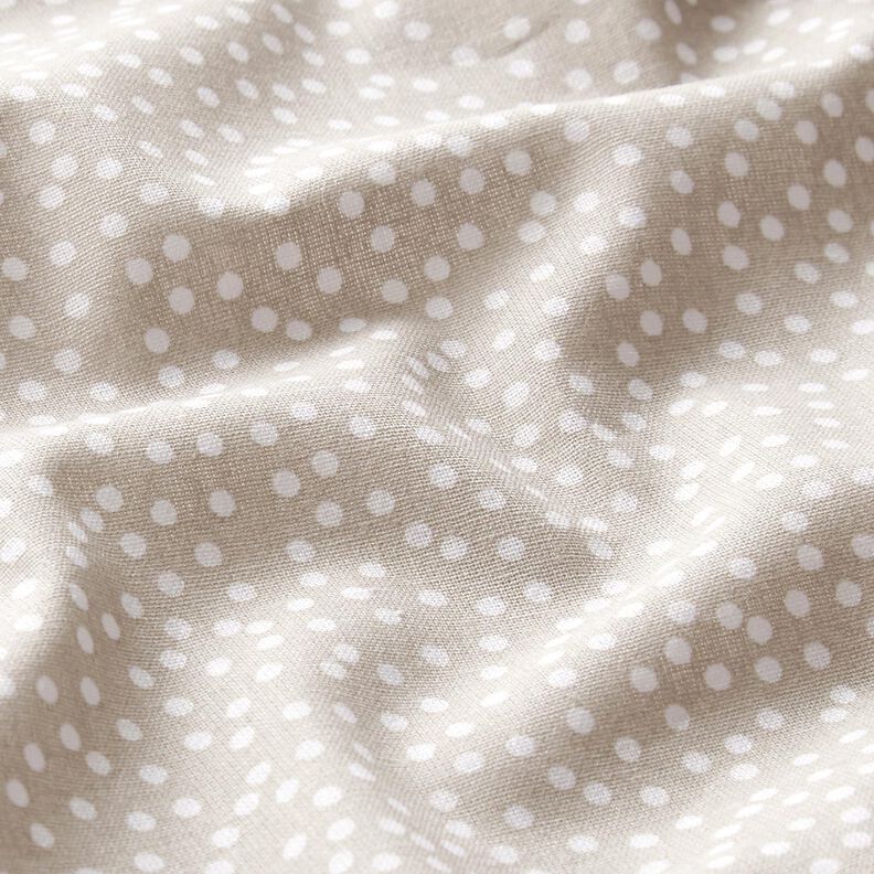 Cotton Cretonne Irregular Dots – sand,  image number 2