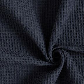 Waffle Piqué – navy blue, 