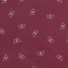 Baby Cord glittery butterflies – burgundy,  thumbnail number 1
