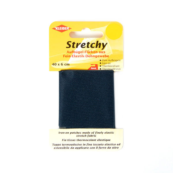 Stretchy Patch – navy blue,  image number 1
