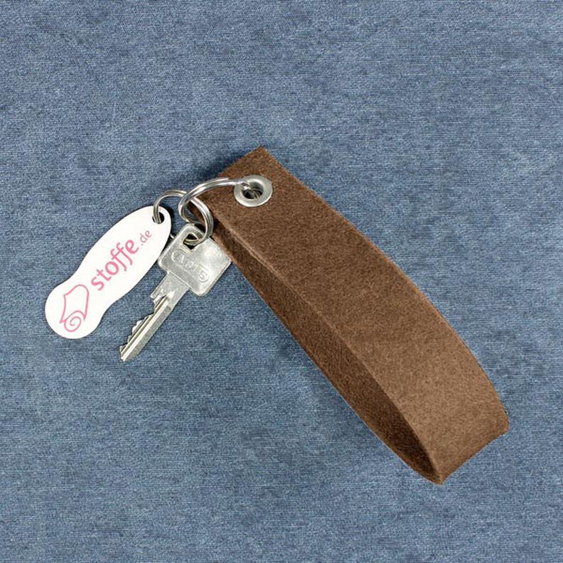 Felt 180 cm / 1,5 mm thick – dark brown,  image number 4