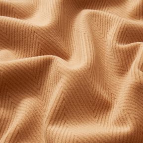 Coat Fabric wide herringbone – light brown, 