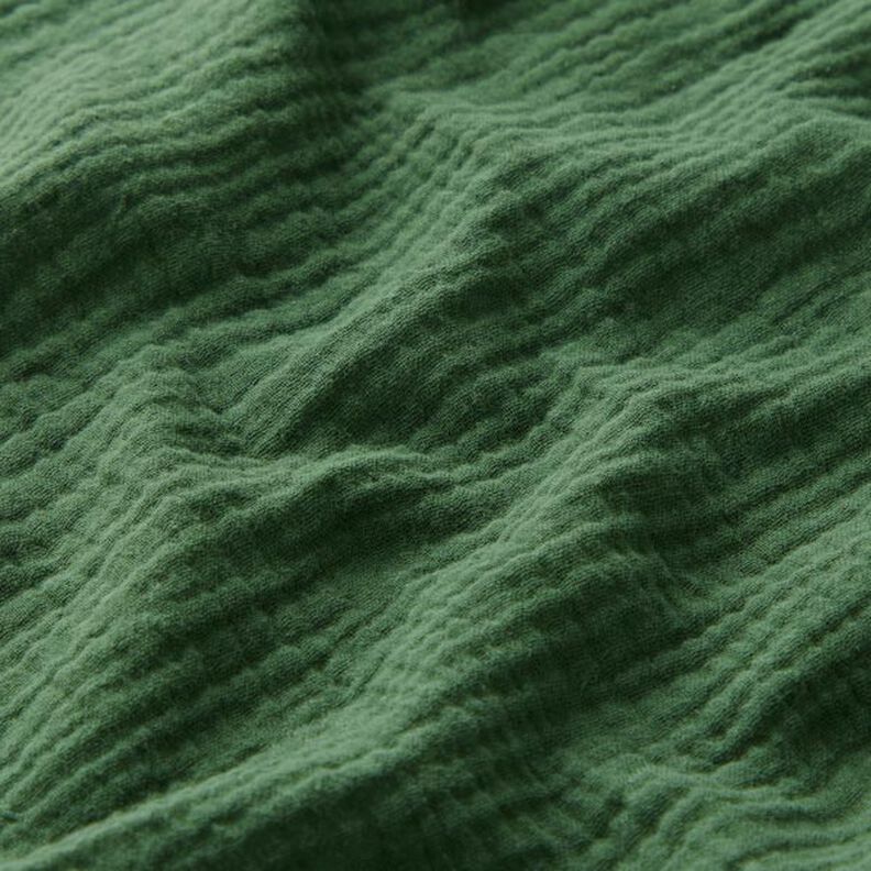 GOTS Double Gauze/Muslin | Tula – dark green,  image number 3