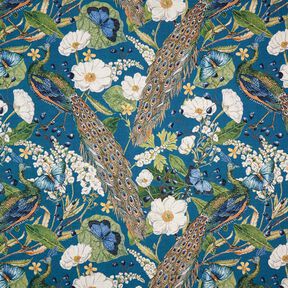 Tapestry Decor Fabric Peacock – petrol, 
