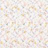 Delicate flowers cotton poplin – white/mauve,  thumbnail number 1
