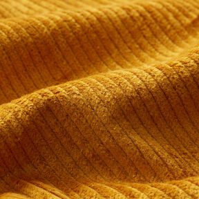 Stretchy wide corduroy – curry yellow, 