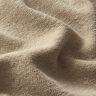 Towelling Fabric Stretch Plain – light beige,  thumbnail number 2